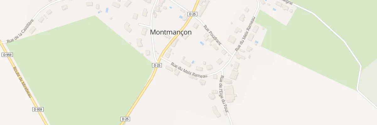Plan du 20 Rue du Meix Rameau à Montmançon