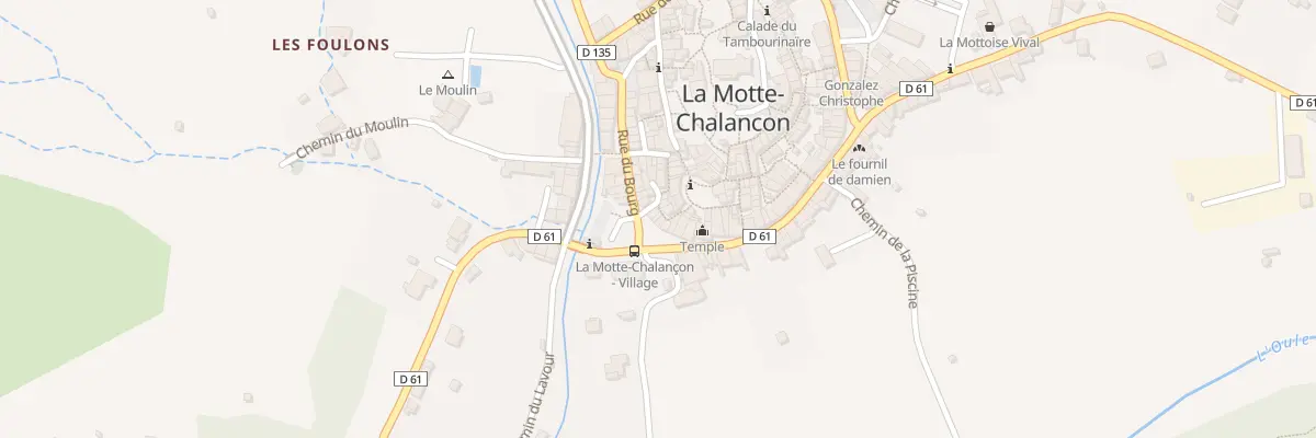 Plan du 5116 Le Village à La Motte-Chalancon