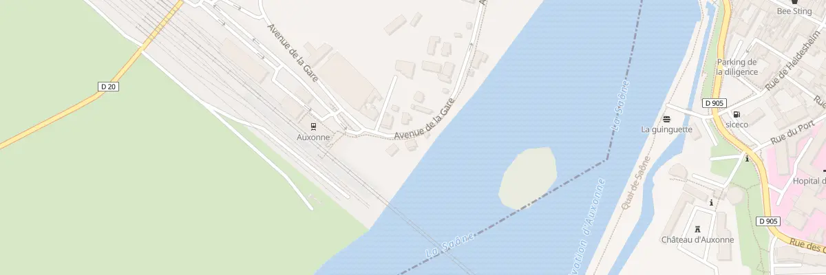Plan du 7 Av de la Gare à Tillenay