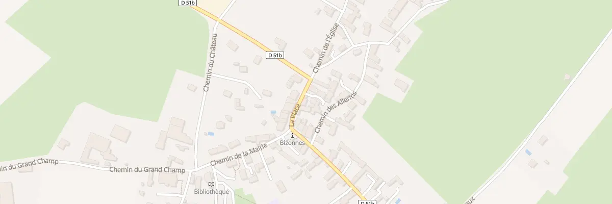 Plan du 32 Che de la Place à Bizonnes