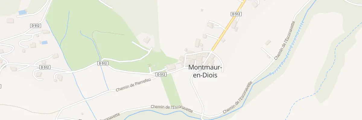 Plan du 12 Rue de la Mairie à Montmaur-en-Diois