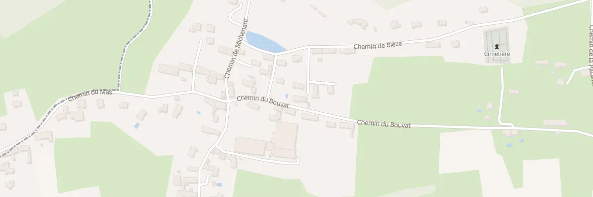 Plan du 80 Imp du Sapin à Bévenais