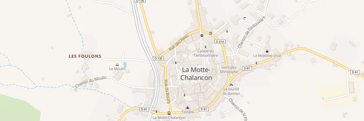 Plan du 5231 Le Village à La Motte-Chalancon
