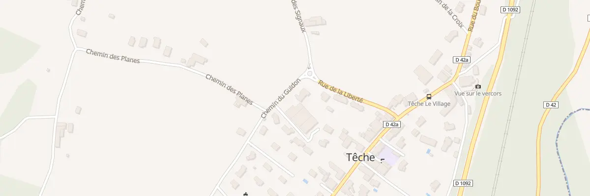 Plan du 6012 Le Village à Têche