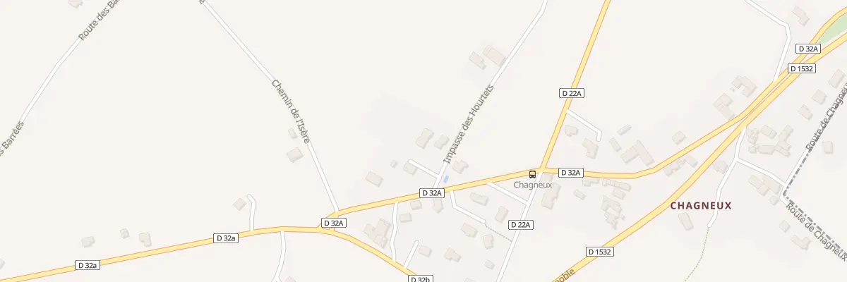 Plan du 65 Imp des Hourtets à Izeron