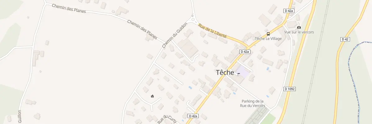 Plan du 6105 Le Village à Têche