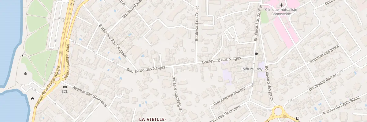 Plan du 36 Bd des Neiges à Marseille 8e Arrondissement