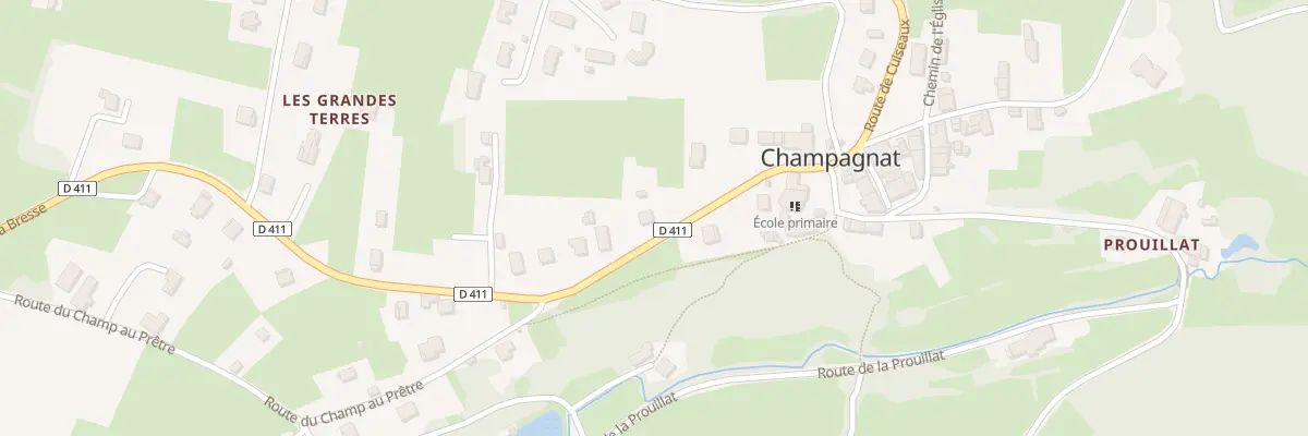 Plan du 120 Rte de la Bresse à Champagnat