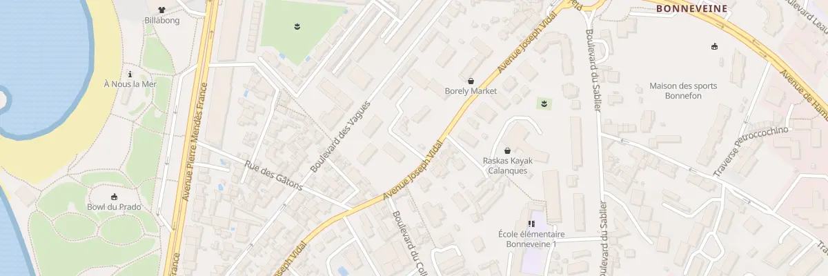 Plan du 56 Av Joseph Vidal à Marseille 8e Arrondissement