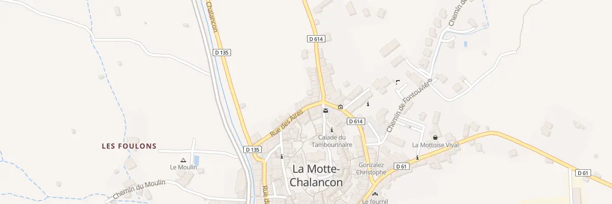 Plan du 5026 Le Village à La Motte-Chalancon