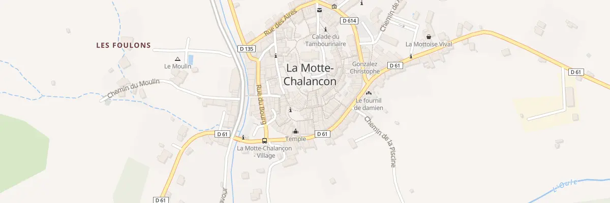 Plan du 5217 Le Village à La Motte-Chalancon