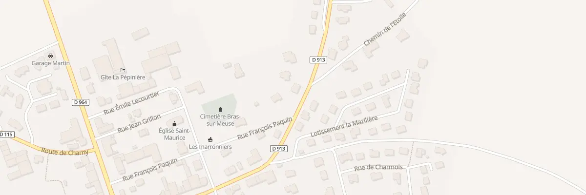 Plan du 19A Av de Douaumont à Bras-sur-Meuse