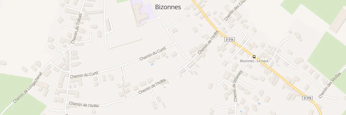Plan du 21 Che du Curtil à Bizonnes