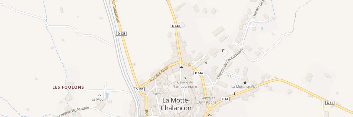 Plan du 5028 Le Village à La Motte-Chalancon