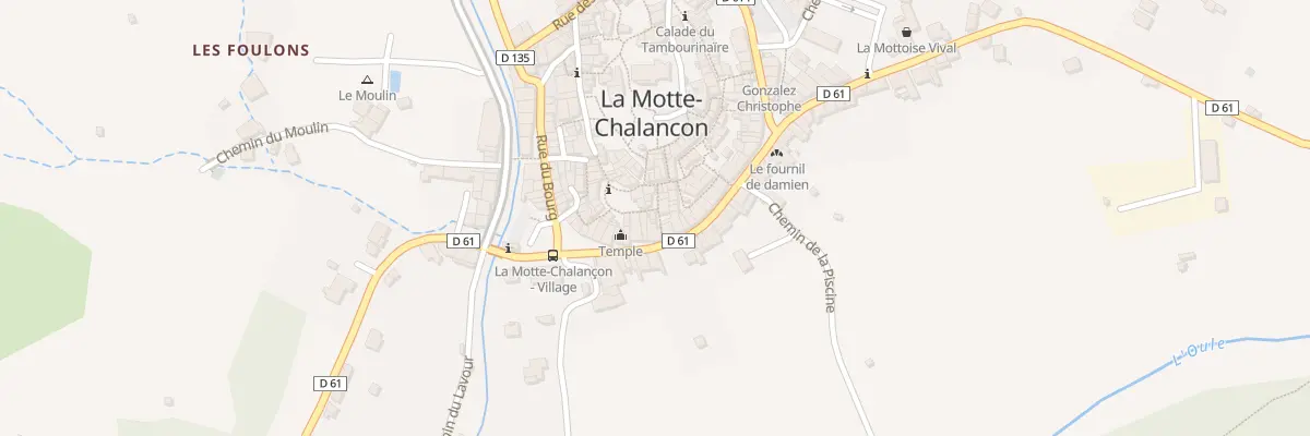 Plan du 5128 Le Village à La Motte-Chalancon