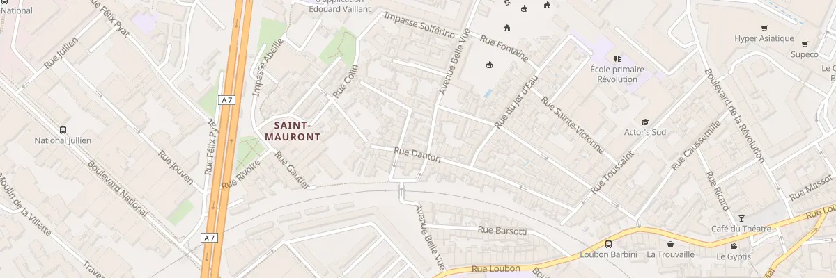 Plan du 5 Av Belle Vue à Marseille 3e Arrondissement