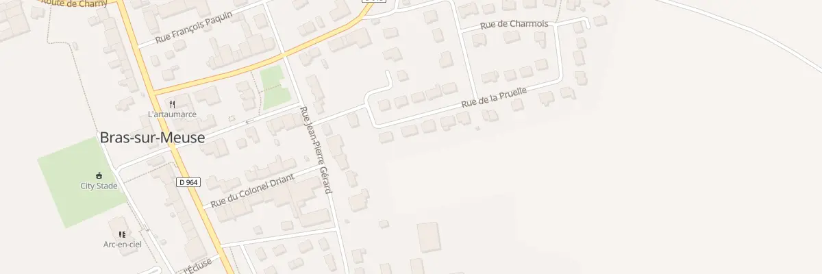 Plan du 3 Rue de la Pruelle à Bras-sur-Meuse
