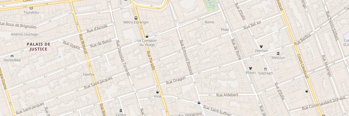 Plan du 35 Rue saint jacques à Marseille 6e Arrondissement