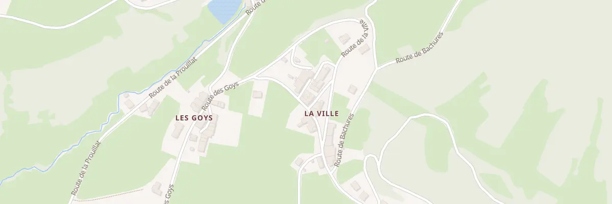 Plan du 70 Rue des Fontaines à Champagnat