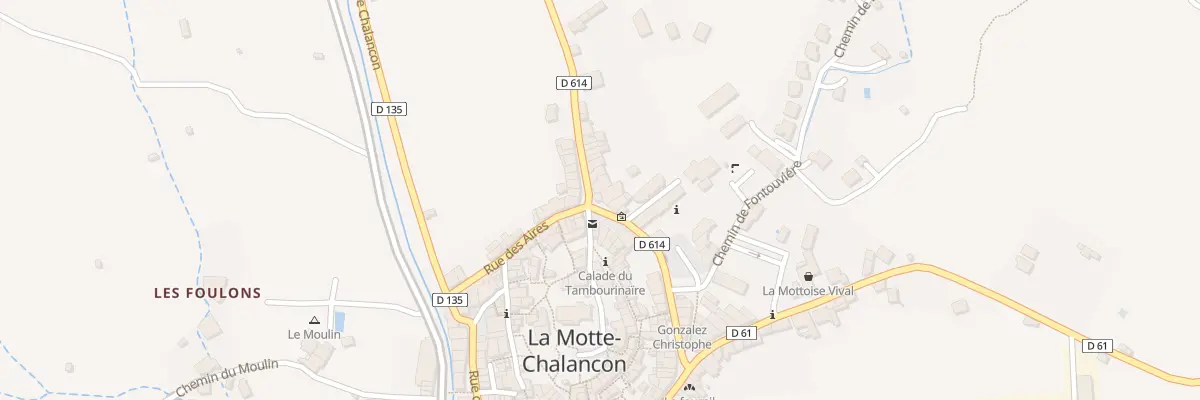 Plan du 5043 Le Village à La Motte-Chalancon