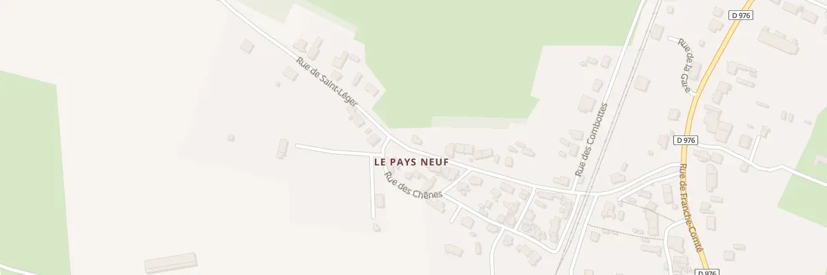 Plan du 18 Rue de Saint-léger à Lamarche-sur-Saône
