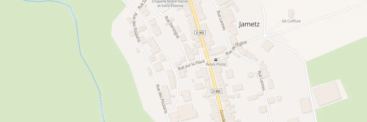 Plan du 8 Rue Dervogne à Jametz