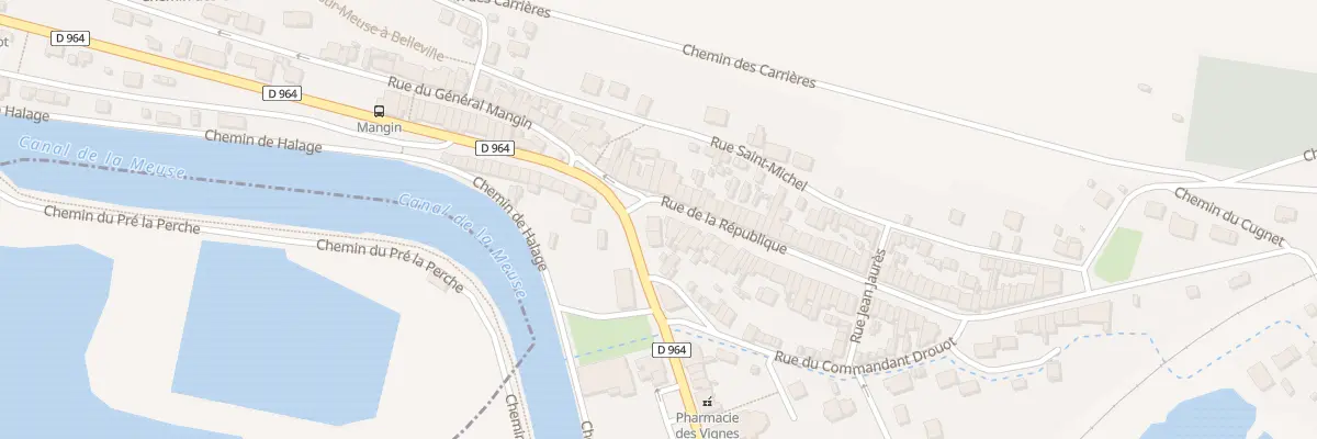 Plan du 170 Rue du Général de Gaulle à Belleville-sur-Meuse