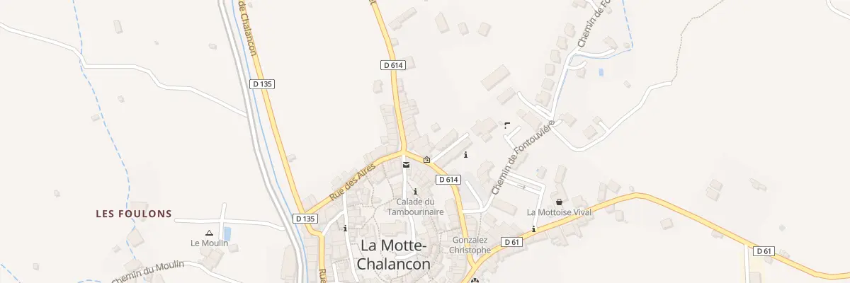 Plan du 5044 Le Village à La Motte-Chalancon