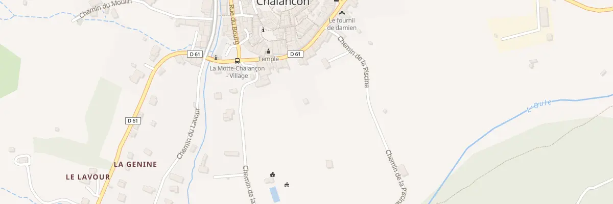 Plan du 5520 Oule à La Motte-Chalancon