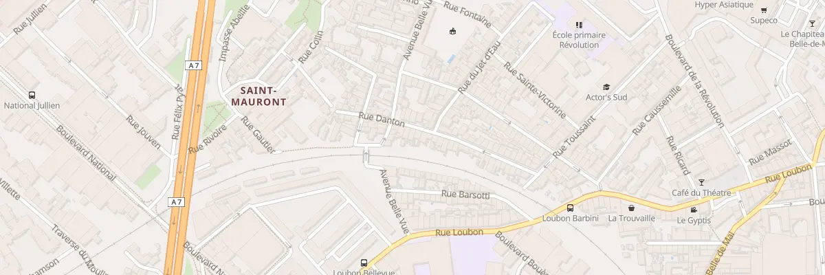 Plan du 43 Rue danton à Marseille 3e Arrondissement