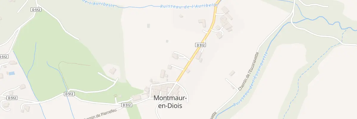 Plan du 420 Rte de l’Auribelle à Montmaur-en-Diois