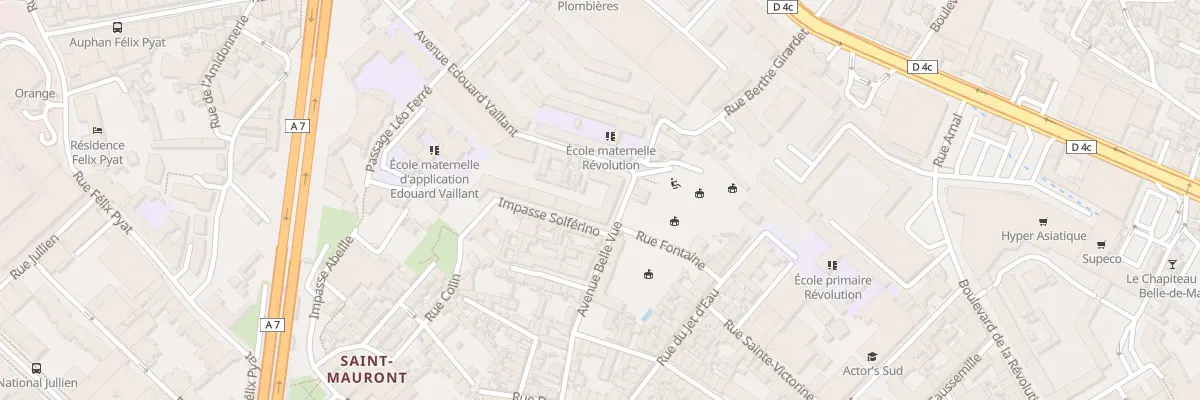Plan du 56 Av Edouard Vaillant à Marseille 3e Arrondissement