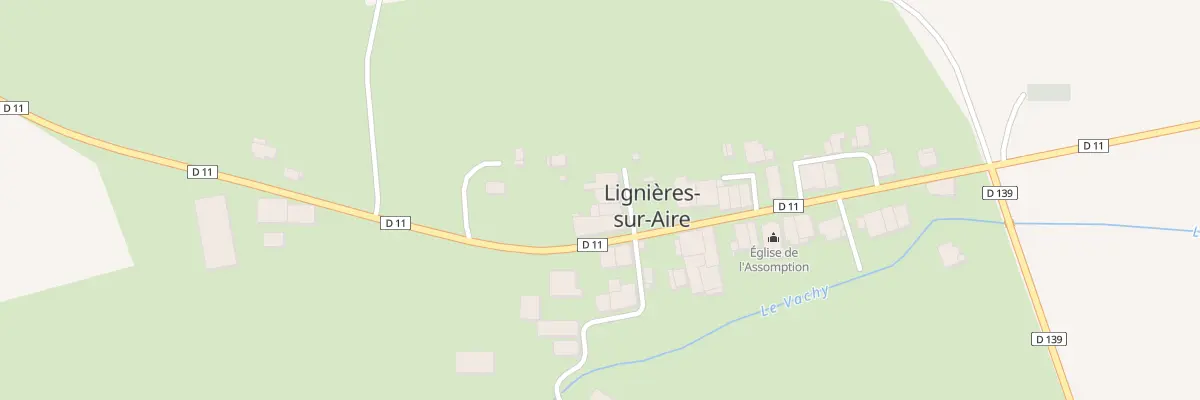 Plan du 3 Rue de la Porte aux Champs à Lignières-sur-Aire