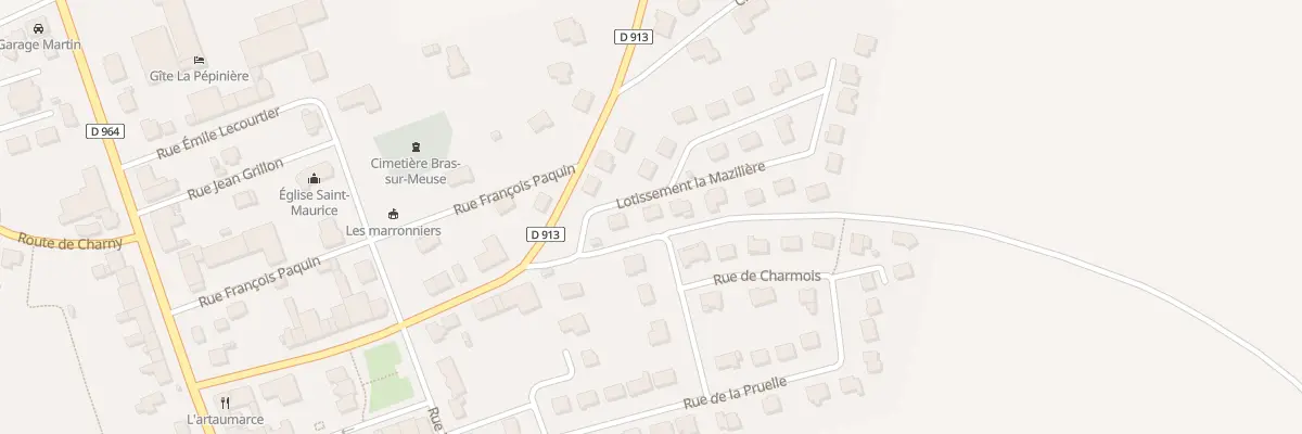 Plan du 15 Vc Lot La Maziliere à Bras-sur-Meuse