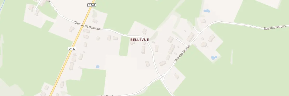 Plan du 250 Che de Bellevue à Saillenard