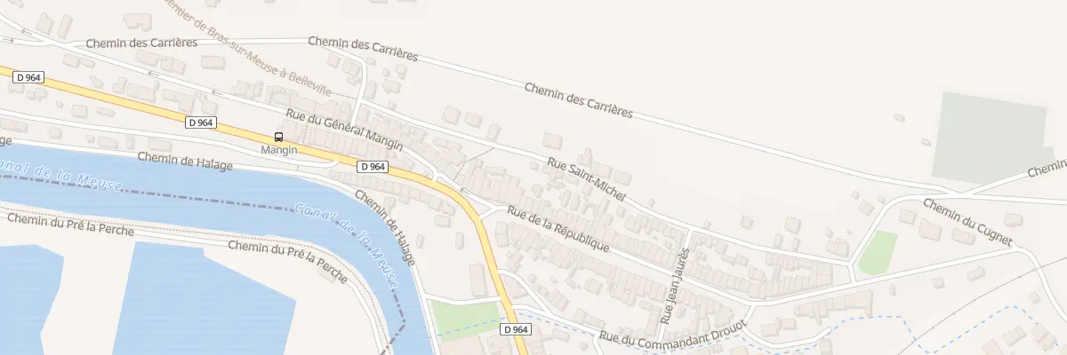 Plan du 7 Rue de la République à Belleville-sur-Meuse