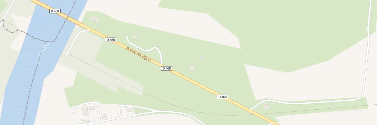Plan du 41 Rte de Dijon à Chaussin