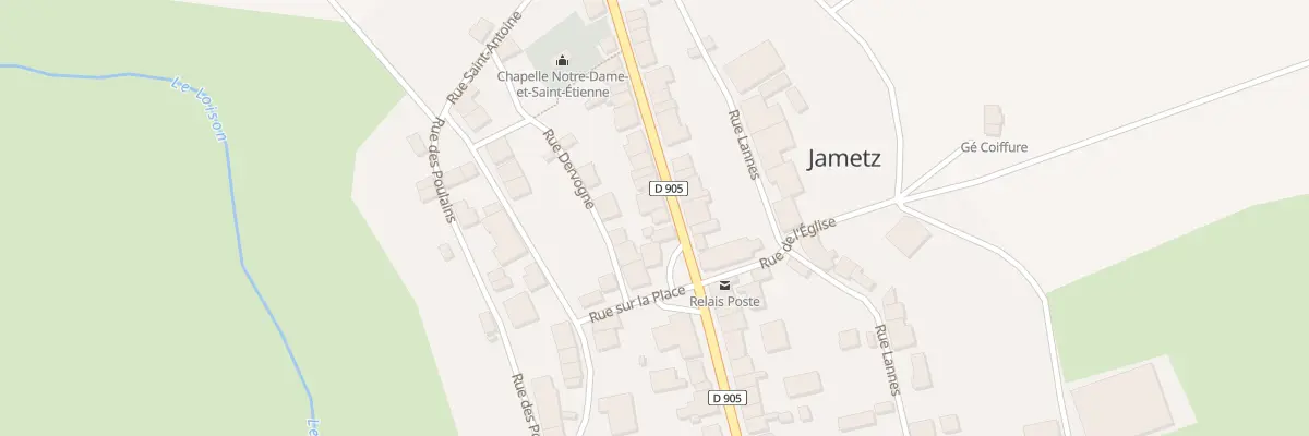 Plan du 22 Rue Grande Rue à Jametz