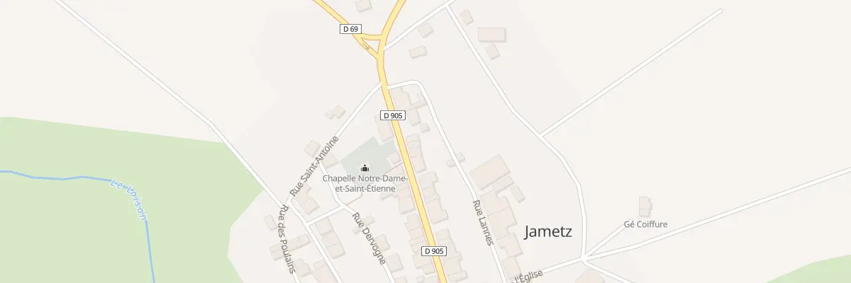 Plan du 5 Rue Grande Rue à Jametz