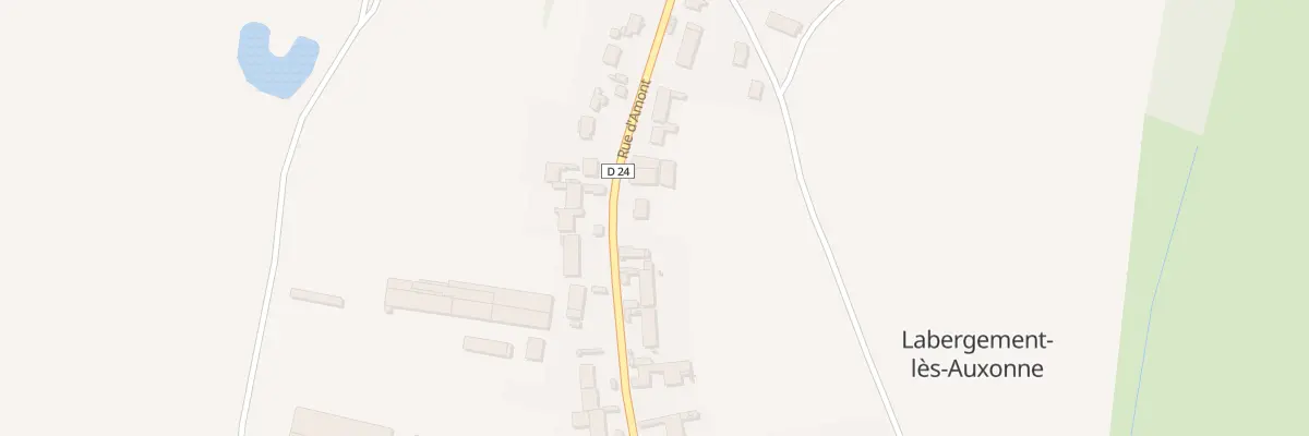 Plan du 29 Rue d’Amont à Labergement-lès-Auxonne