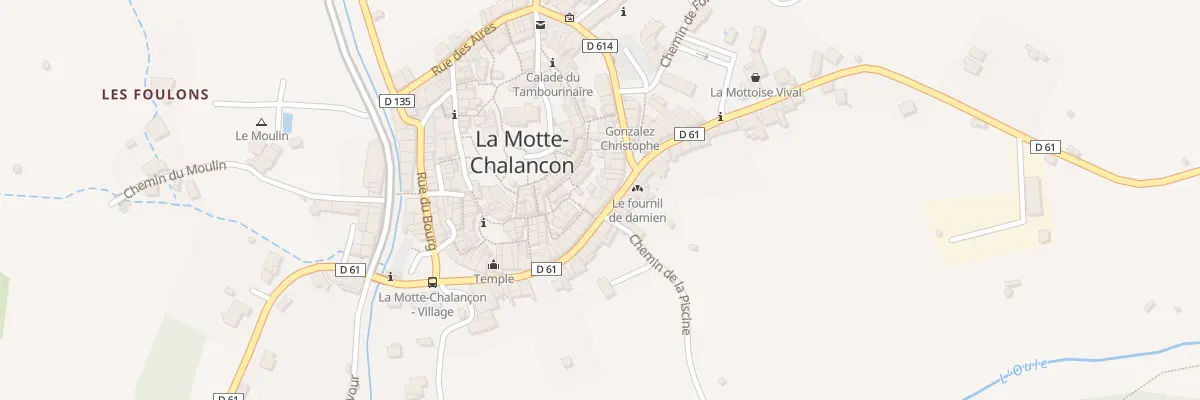 Plan du 5167 Le Village à La Motte-Chalancon