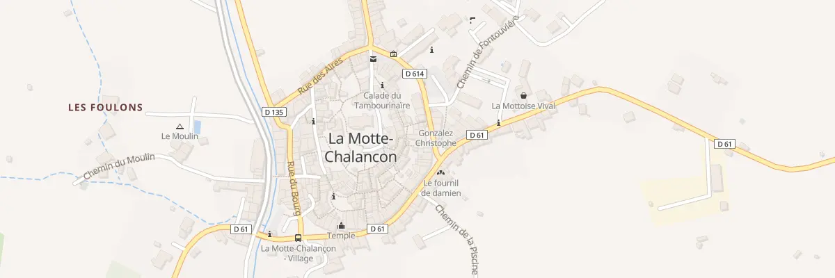 Plan du 5175 Le Village à La Motte-Chalancon