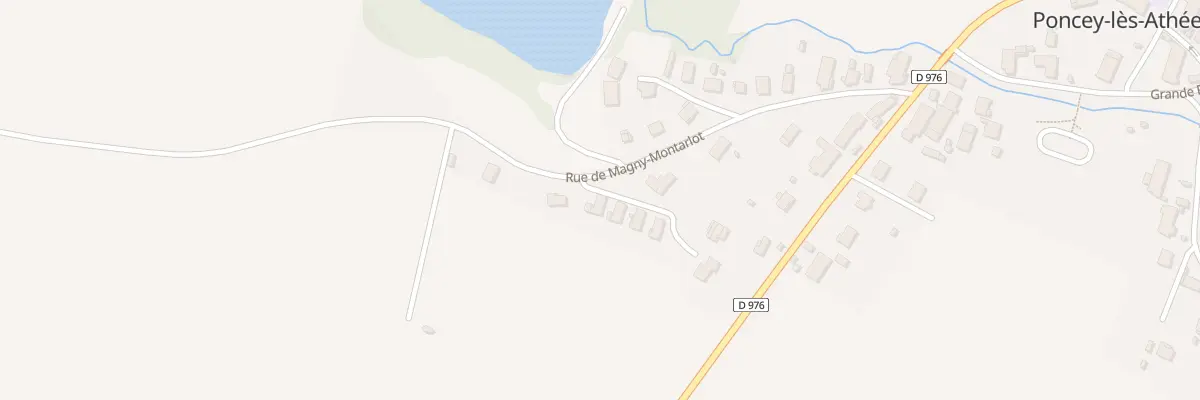 Plan du 5A Rte de Magny-Montarlot à Poncey-lès-Athée