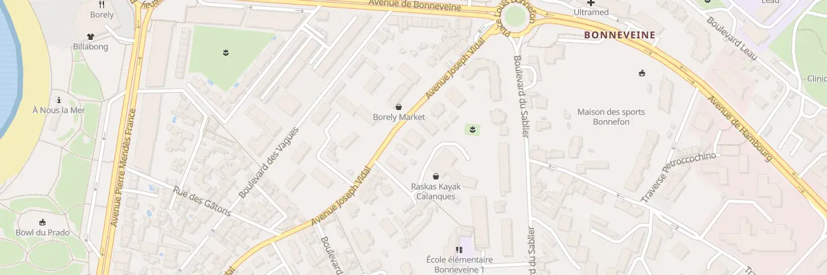 Plan du 35 Av Joseph Vidal à Marseille 8e Arrondissement
