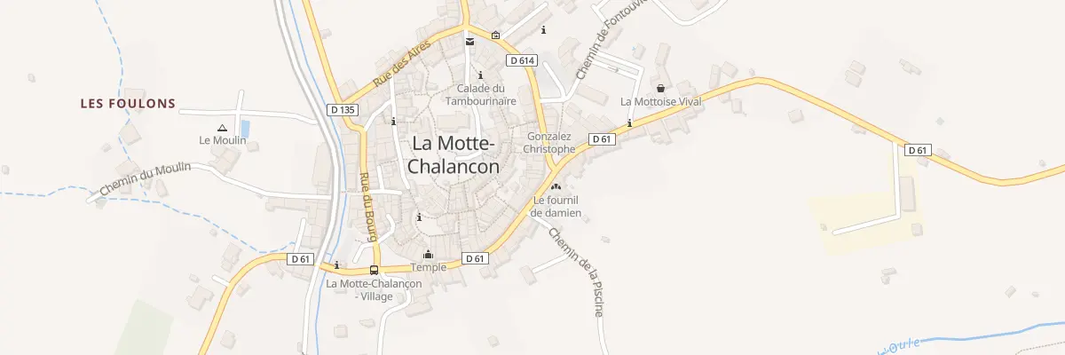 Plan du 5171 Le Village à La Motte-Chalancon