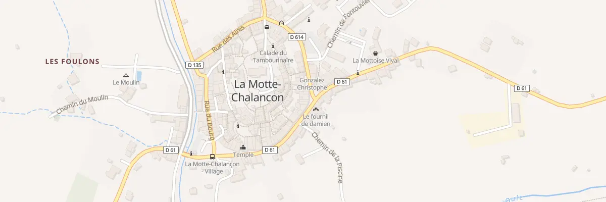 Plan du 1 Rue de la Paravande à La Motte-Chalancon