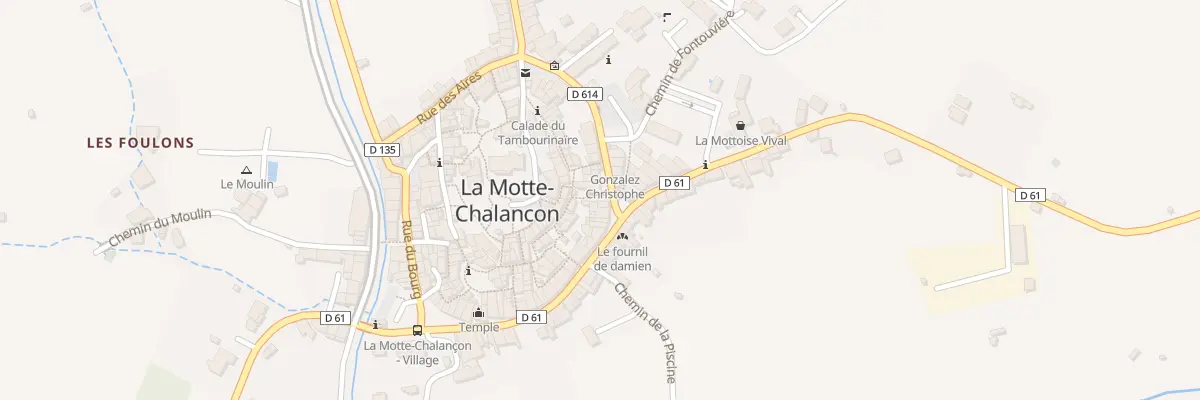 Plan du 5174 Le Village à La Motte-Chalancon