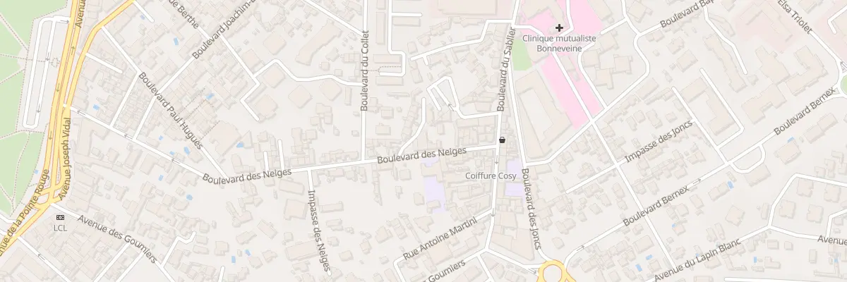 Plan du 16 Bd des Neiges à Marseille 8e Arrondissement