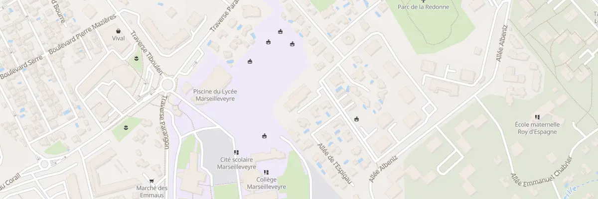 Plan du 26 Av Beau Pin à Marseille 8e Arrondissement