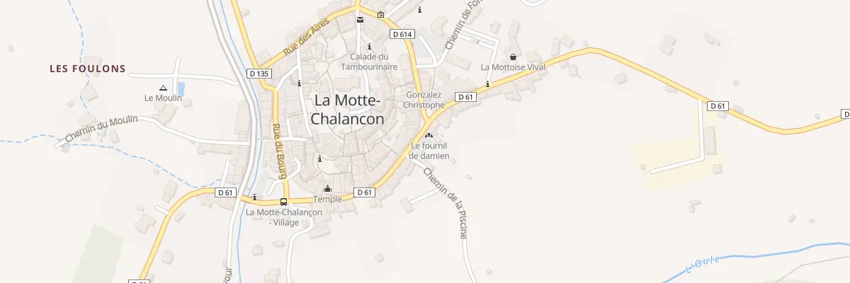 Plan du 5090 Le Village à La Motte-Chalancon